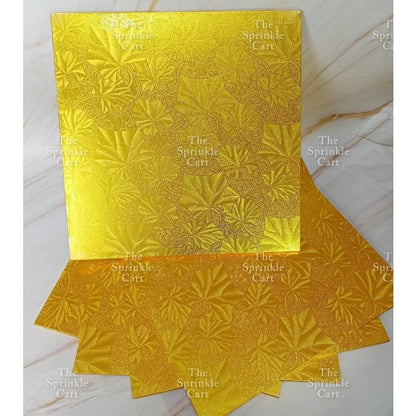 Cake Board High Quality 2mm Thick Scalloped Round Square Marble Silver Gold White MDF Boards
