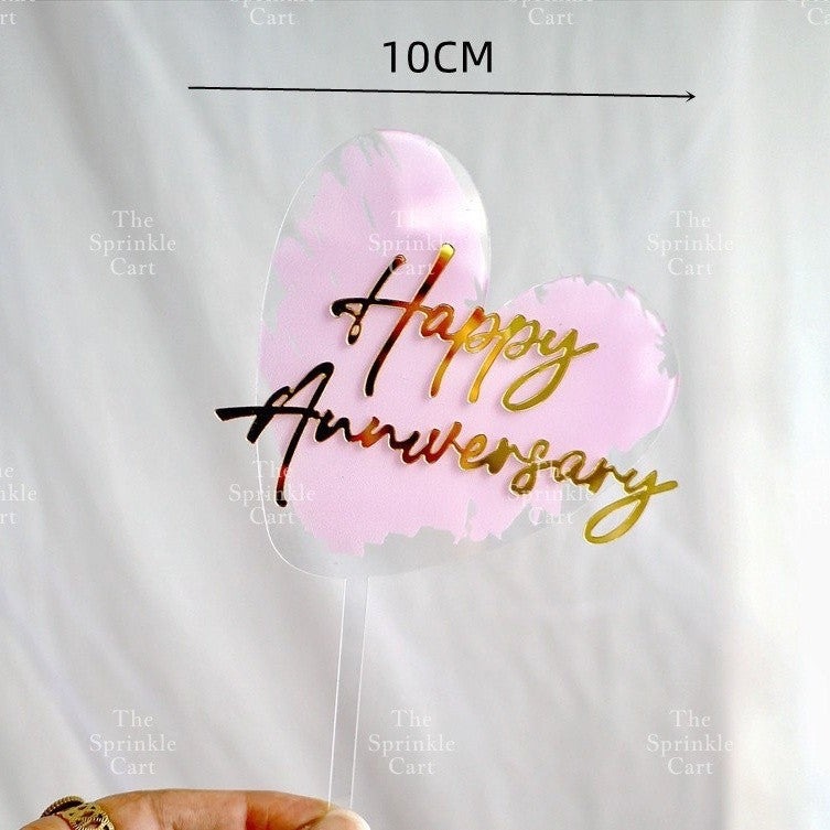 Acrylic Cake Topper Cross Sweet 16 Happy 18th Happy Wedding Happy Anniversary Mr Mrs Topper for Cake