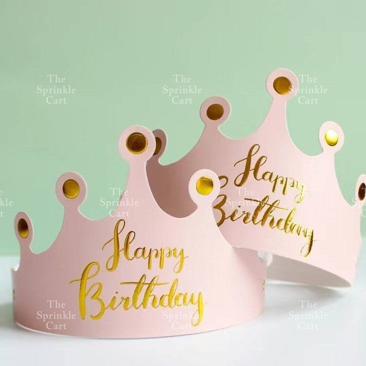 Happy Birthday Crown Cake Birthday Party Supplies Hat Birthday TSC
