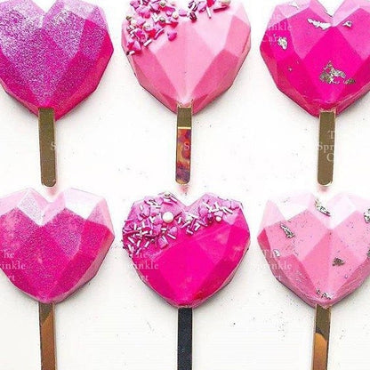 Acrylic and Wooden Ice Cream Popsicle Stick Transparent Colorful Popsicle TSC
