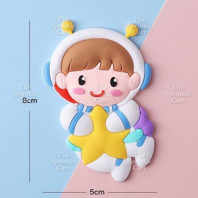 Rainbow Cloud Polymer Topper for DIY Decoration