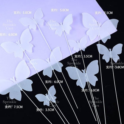 Leaf Fan Cake Toppers Paper Folding Butterfly Paper Topper Mini Paper Fan Round Cake Decoration