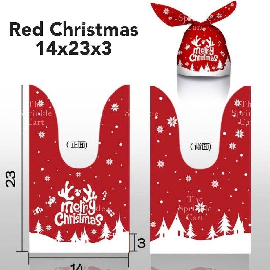 Cookie Packaging OPP Plastic Bag Halloween Christmas Pastry Bag Transparent Cookie Plastic Bag