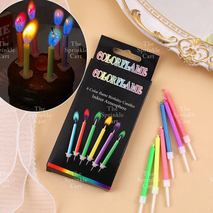 Birthday Cake Candle Spiral Straight Gold Silver and Relighting Candle TSC