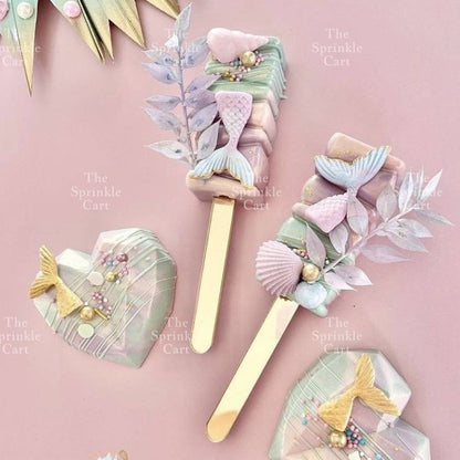 Acrylic and Wooden Ice Cream Popsicle Stick Transparent Colorful Popsicle TSC