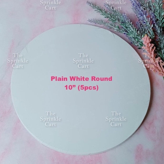 Cake Board High Quality 2mm Thick Scalloped Round Square Marble Silver Gold White MDF Boards