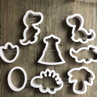 8pcs  Fondant Cookie Cutter Sea Creature Captain America Kitty for Cake Decoration