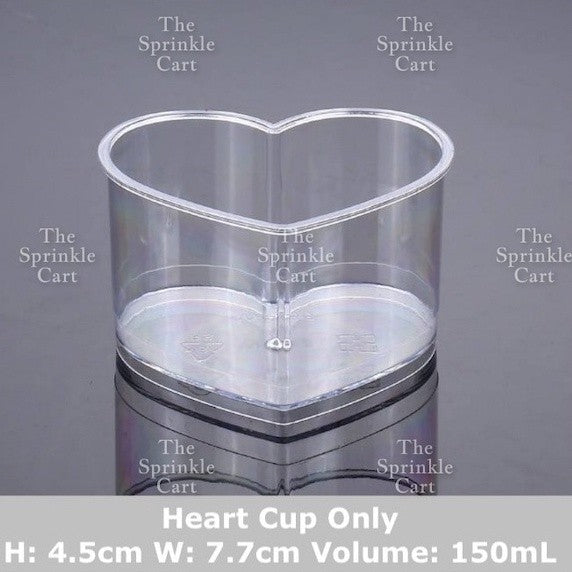 10pcs Transparent Dessert Cups Round Square Dessert Plastic Container Cake Mousse Fruits Packaging