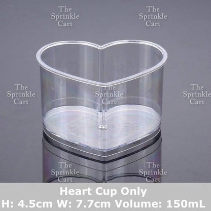 10pcs Transparent Dessert Cups Round Square Dessert Plastic Container Cake Mousse Fruits Packaging