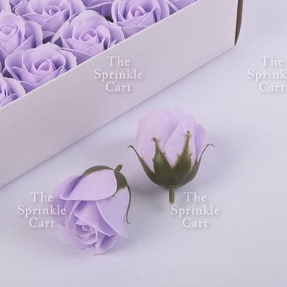 1pc Artificial Flowers Rose Peony Head  Cake Decoration