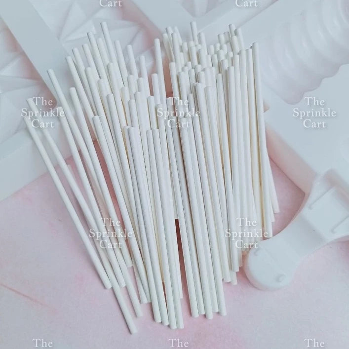 Cake Pop Sticks Thick Hard Paper Solid Core Lollipop Stick Chocolate
