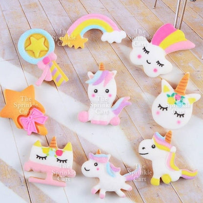 8pcs  Fondant Cookie Cutter Sea Creature Captain America Kitty for Cake Decoration