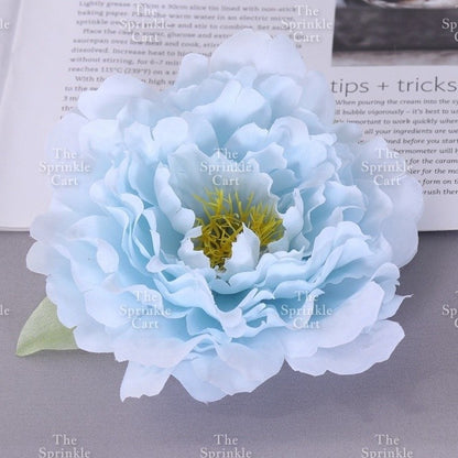 1pc Artificial Flowers Rose Peony Head  Cake Decoration