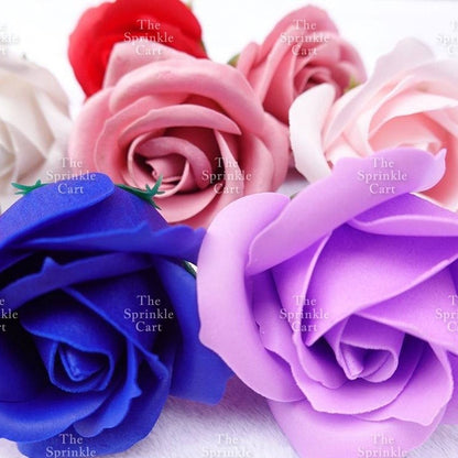 1pc Artificial Flowers Rose Peony Head  Cake Decoration