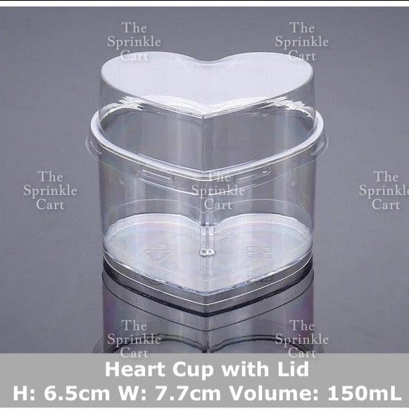 Transparent Dessert Plastic Container Cake Mousse Pudding Fruits Packaging TSC