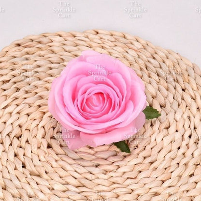 1pc Artificial Flowers Rose Peony Head  Cake Decoration