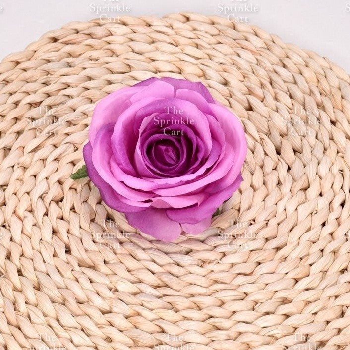 1pc Artificial Flowers Rose Peony Head  Cake Decoration