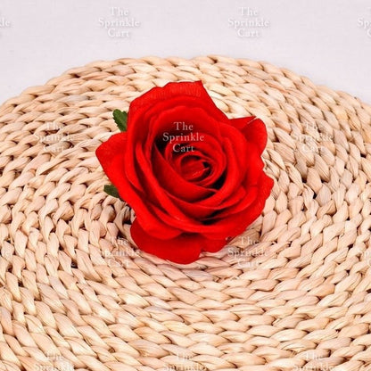 1pc Artificial Flowers Rose Peony Head  Cake Decoration