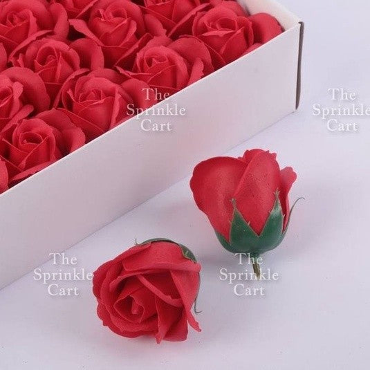 1pc Artificial Flowers Rose Peony Head  Cake Decoration