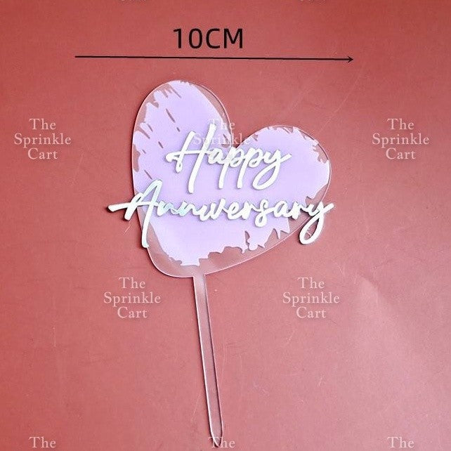 Floral Acrylic Topper Birthday Anniversary Bride to be Mr & Mrs Wedding Anniversary