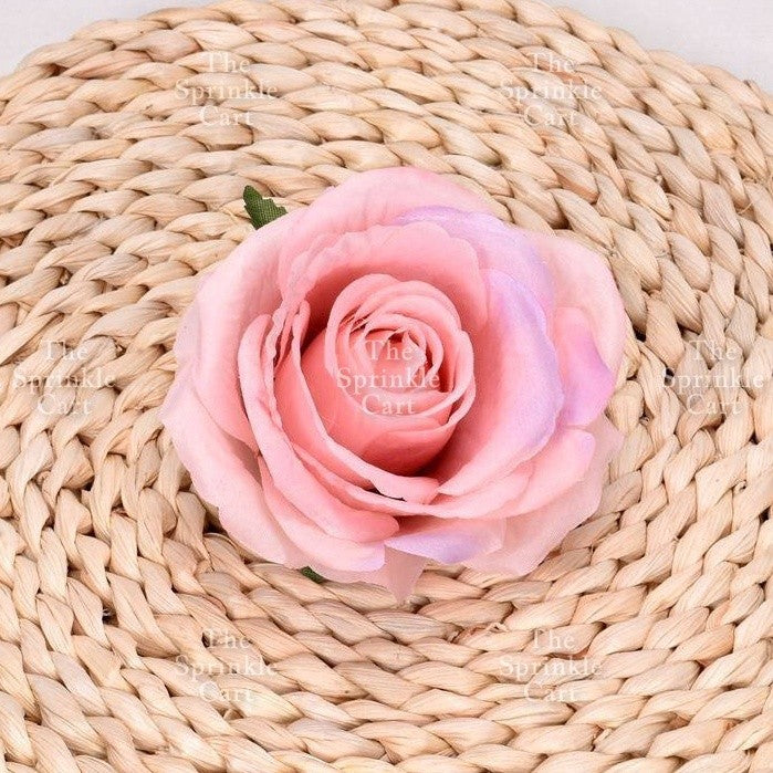 1pc Artificial Flowers Rose Peony Head  Cake Decoration