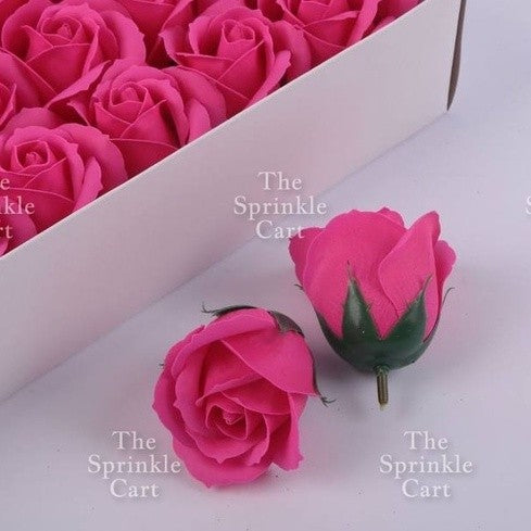 1pc Artificial Flowers Rose Peony Head  Cake Decoration