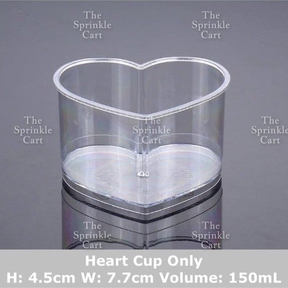 Transparent Dessert Plastic Container Cake Mousse Pudding Fruits Packaging TSC