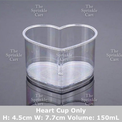 Transparent Dessert Plastic Container Cake Mousse Pudding Fruits Packaging TSC