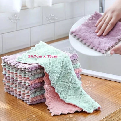 Absorbent Kitchen Towel Microfiber and Dishwashing Cloth Rags Basahan TSC