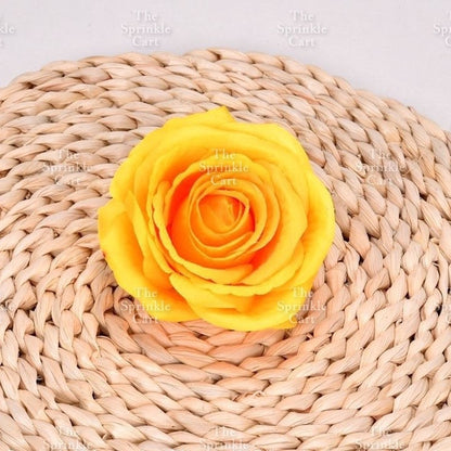 1pc Artificial Flowers Rose Peony Head  Cake Decoration