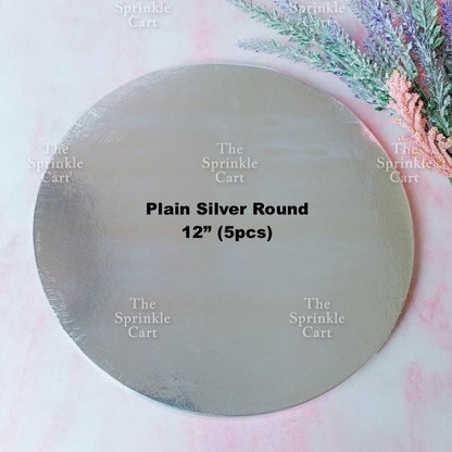 Cake Board High Quality 2mm Thick Scalloped Round Square Marble Silver Gold White MDF Boards