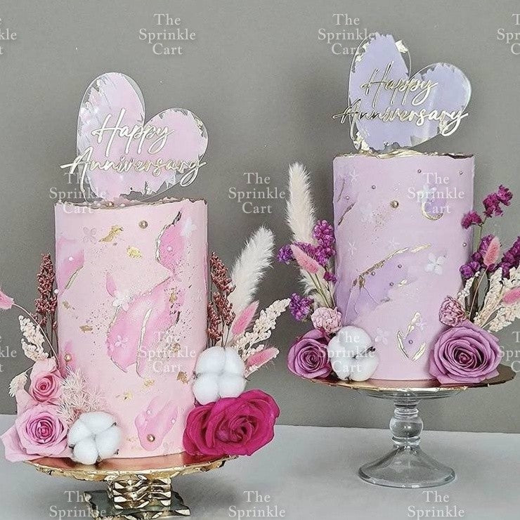 Acrylic Cake Topper Cross Sweet 16 Happy 18th Happy Wedding Happy Anniversary Mr Mrs Topper for Cake