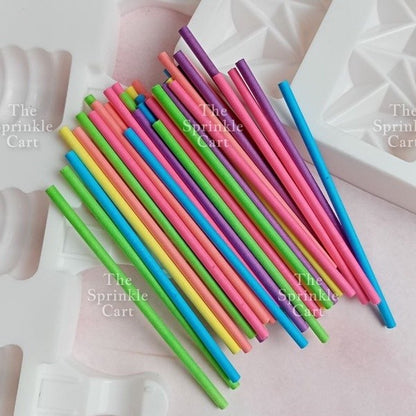 Cake Pop and Lollipop Sticks Thick Hard Paper Solid Core