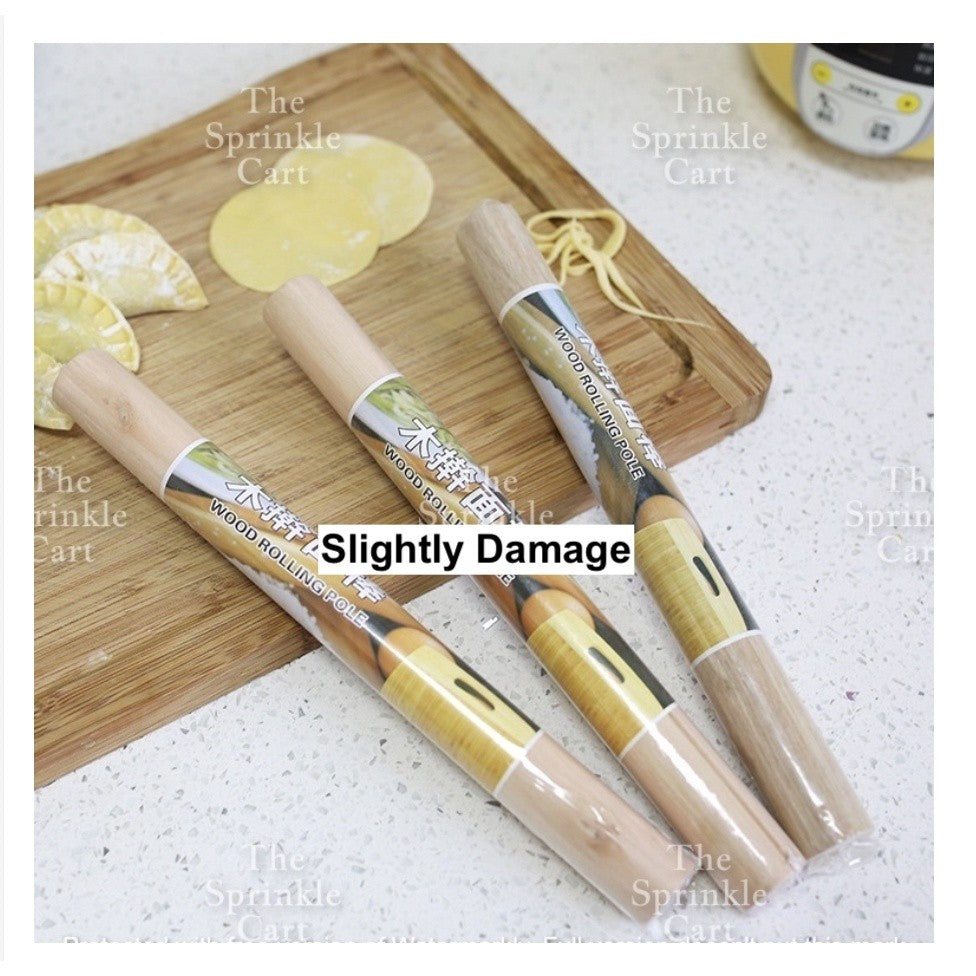 Wooden Rolling Pin Baking Fondant Wooden Stick Dough Wood Roller