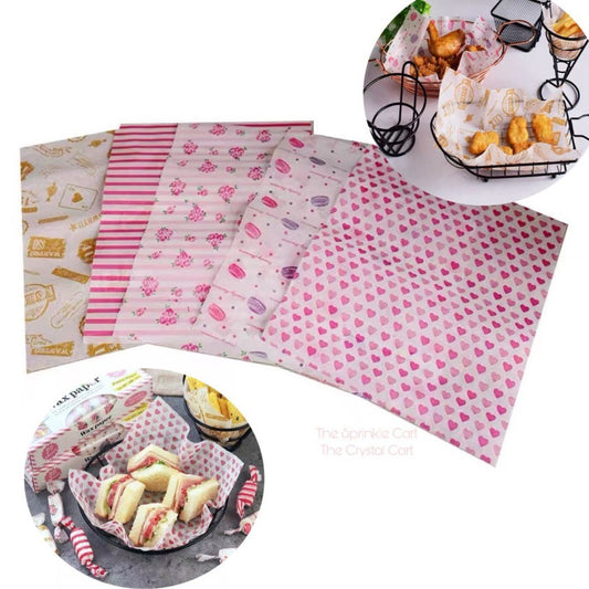 Wax Paper Non Grease Food Wrapper for Sandwich Burger Bread Pastry Packaging TSC