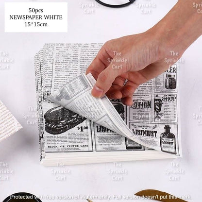 Wax Paper Non Grease Food Wrapper for Sandwich Burger Bread Pastry Packaging TSC