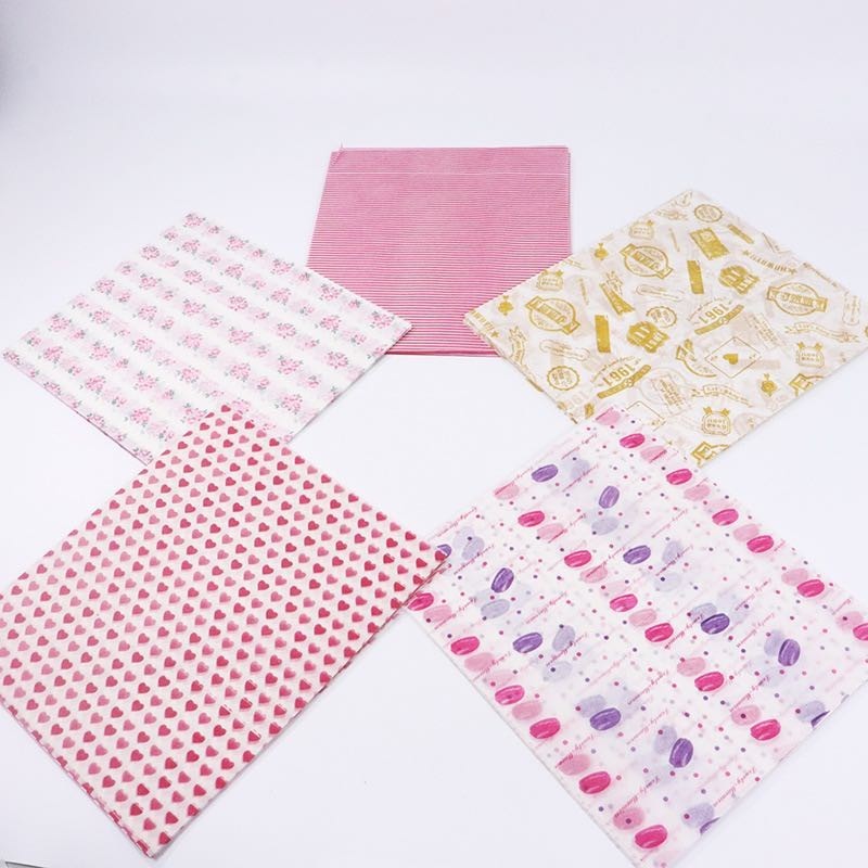 Wax Paper Non Grease Food Wrapper for Sandwich Burger Bread Pastry Packaging TSC