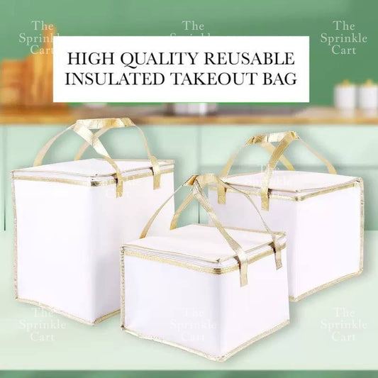 High Quality Reusable Insulated Takeout Bag for Cake Single and Tall Layer Packaging TSC
