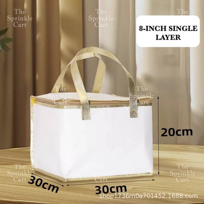 High Quality Reusable Insulated Takeout Bag for Cake Single and Tall Layer Packaging TSC