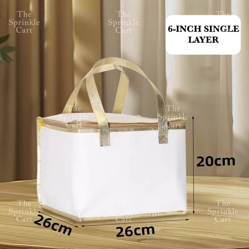 High Quality Reusable Insulated Takeout Bag for Cake Single and Tall Layer Packaging TSC