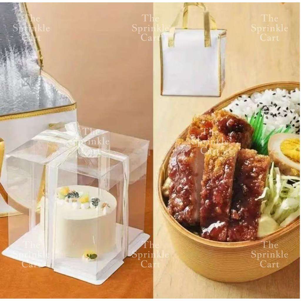 High Quality Reusable Insulated Takeout Bag for Cake Single and Tall Layer Packaging TSC