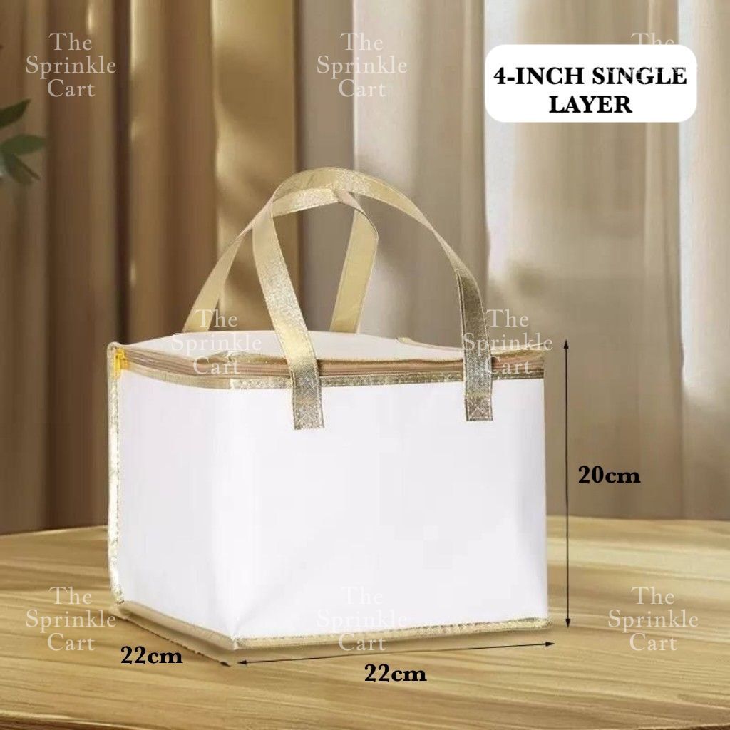 High Quality Reusable Insulated Takeout Bag for Cake Single and Tall Layer Packaging TSC