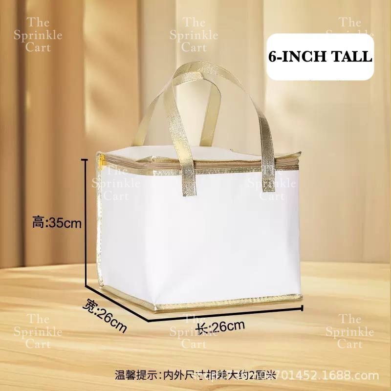High Quality Reusable Insulated Takeout Bag for Cake Single and Tall Layer Packaging TSC