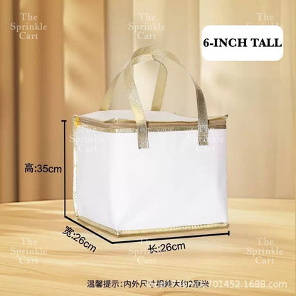 High Quality Reusable Insulated Takeout Bag for Cake Single and Tall Layer Packaging TSC