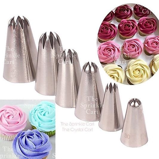 Rose Buttercream Nozzle Icing Piping Tip for Cake Pastry Decoration TSC