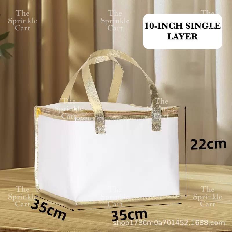 High Quality Reusable Insulated Takeout Bag for Cake Single and Tall Layer Packaging TSC