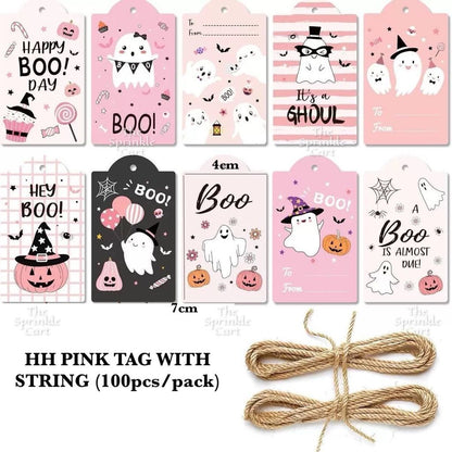 Halloween Tag and Food Box Sticker for DIY Occasion Packaging Label TSC