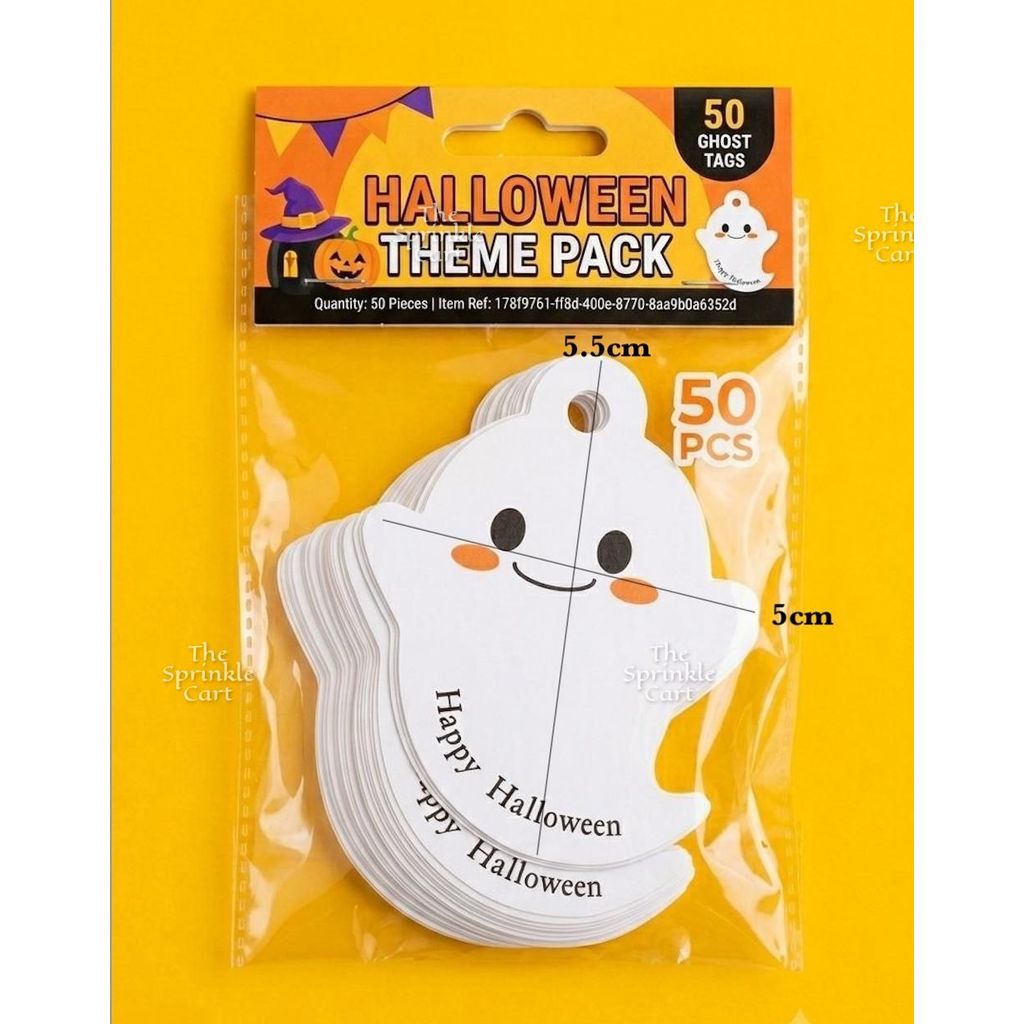 Halloween Tag and Food Box Sticker for DIY Occasion Packaging Label TSC