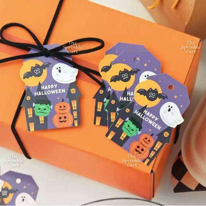 Halloween Tag and Food Box Sticker for DIY Occasion Packaging Label TSC