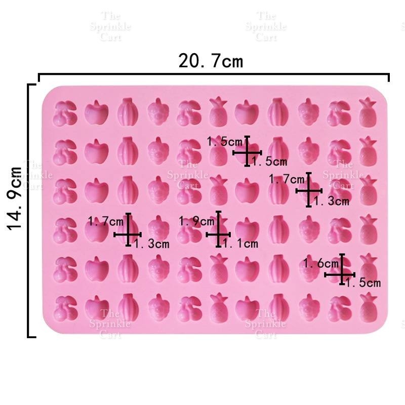 Fruits and Vegetable Series Silicone Molder for Fondant Cake and Pastry Decoration TSC